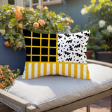 Froza Abstract Reversible Indoor/Outdoor Rectangle Pillow