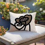 Fummy Floral Reversible Indoor/Outdoor Rectangular Pillow