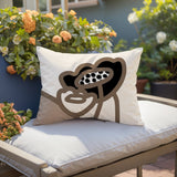 Fummy Floral Reversible Indoor/Outdoor Rectangular Pillow