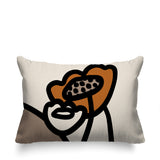 Fummy Floral Reversible Indoor/Outdoor Rectangular Pillow