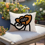 Fummy Floral Reversible Indoor/Outdoor Rectangular Pillow