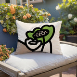 Fummy Floral Reversible Indoor/Outdoor Rectangular Pillow