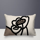 Fummy Floral Reversible Indoor/Outdoor Rectangular Pillow
