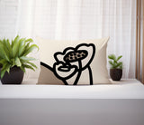 Fummy Floral Reversible Indoor/Outdoor Rectangular Pillow