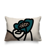 Fummy Floral Reversible Indoor/Outdoor Rectangular Pillow
