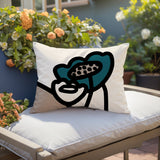 Fummy Floral Reversible Indoor/Outdoor Rectangular Pillow