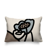 Fummy Floral Reversible Indoor/Outdoor Rectangular Pillow