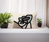 Fummy Floral Reversible Indoor/Outdoor Rectangular Pillow