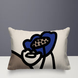 Fummy Floral Reversible Indoor/Outdoor Rectangular Pillow