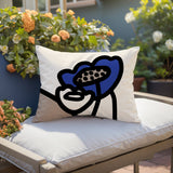 Fummy Floral Reversible Indoor/Outdoor Rectangular Pillow