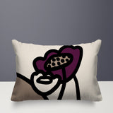 Fummy Floral Reversible Indoor/Outdoor Rectangular Pillow