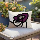 Fummy Floral Reversible Indoor/Outdoor Rectangular Pillow