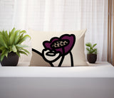 Fummy Floral Reversible Indoor/Outdoor Rectangular Pillow