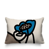 Fummy Floral Reversible Indoor/Outdoor Rectangular Pillow