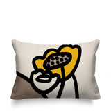 Fummy Floral Reversible Indoor/Outdoor Rectangular Pillow