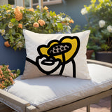 Fummy Floral Reversible Indoor/Outdoor Rectangular Pillow