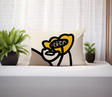 Fummy Floral Reversible Indoor/Outdoor Rectangular Pillow
