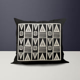Fura Geometric Reversible Indoor/Outdoor Square Pillow Cover