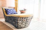 Fura Geometric Reversible Indoor/Outdoor Rectangular Pillow