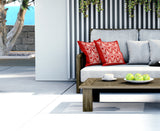 Fura Geometric Reversible Indoor/Outdoor Square Pillow Cover