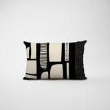 Fynn Abstract Reversible Indoor/Outdoor Rectangular Pillow