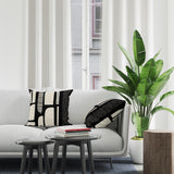 Fynn Abstract Reversible Indoor/Outdoor Square Pillow