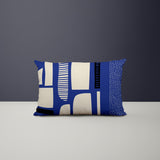 Fynn Abstract Reversible Indoor/Outdoor Rectangular Pillow
