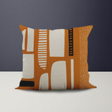 Fynn Abstract Reversible Indoor/Outdoor Square Pillow