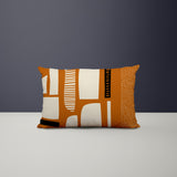Fynn Abstract Reversible Indoor/Outdoor Rectangular Pillow