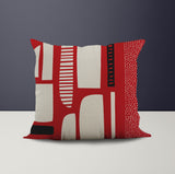 Fynn Abstract Reversible Indoor/Outdoor Square Pillow