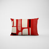 Fynn Abstract Reversible Indoor/Outdoor Rectangular Pillow