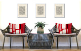 Fynn Abstract Reversible Indoor/Outdoor Rectangular Pillow
