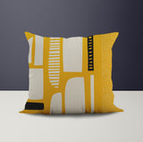 Fynn Abstract Reversible Indoor/Outdoor Square Pillow