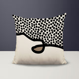 Gabi Abstract Reversible Indoor/Outdoor Square Pillow