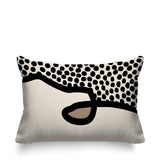 Gabi Abstract Reversible Indoor/Outdoor Rectangular Pillow