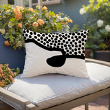 Gabi Abstract Reversible Indoor/Outdoor Rectangular Pillow