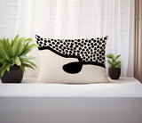 Gabi Abstract Reversible Indoor/Outdoor Rectangular Pillow