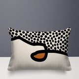 Gabi Abstract Reversible Indoor/Outdoor Rectangular Pillow