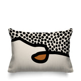 Gabi Abstract Reversible Indoor/Outdoor Rectangular Pillow