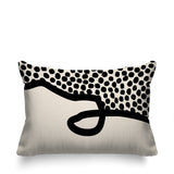 Gabi Abstract Reversible Indoor/Outdoor Rectangular Pillow