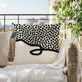 Gabi Abstract Reversible Indoor/Outdoor Square Pillow