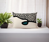Gabi Abstract Reversible Indoor/Outdoor Rectangular Pillow