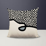 Gabi Abstract Reversible Indoor/Outdoor Square Pillow