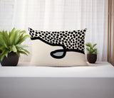 Gabi Abstract Reversible Indoor/Outdoor Rectangular Pillow