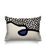 Gabi Abstract Reversible Indoor/Outdoor Rectangular Pillow