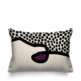 Gabi Abstract Reversible Indoor/Outdoor Rectangular Pillow