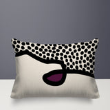 Gabi Abstract Reversible Indoor/Outdoor Rectangular Pillow