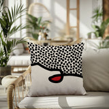 Gabi Abstract Reversible Indoor/Outdoor Square Pillow