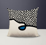 Gabi Abstract Reversible Indoor/Outdoor Square Pillow