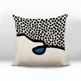 Gabi Abstract Reversible Indoor/Outdoor Square Pillow